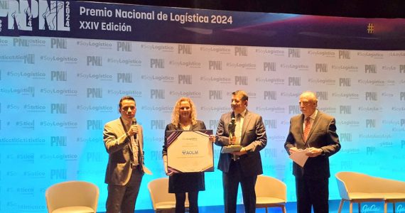 AOLM recibe Premio Nacional de Logística 2024