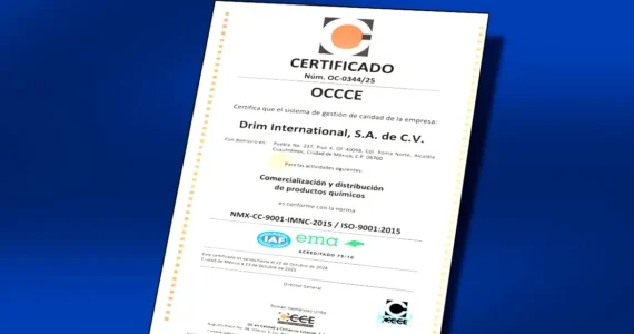 DRIM International alcanza la Certificación ISO 9001 en gestión de calidad y excelencia empresarial